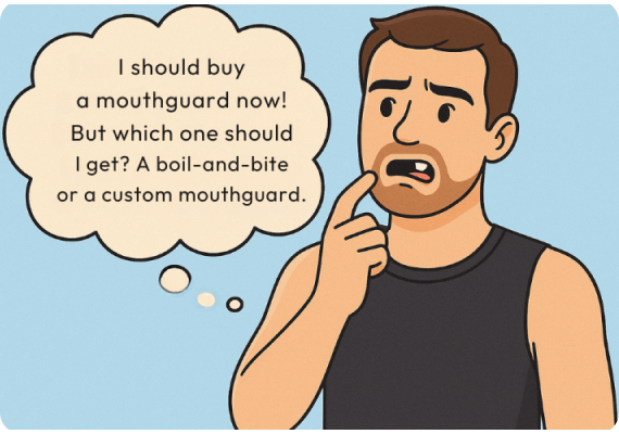 Why should you choose a custom mouth guard over a boil-and-bite?