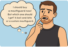 Why should you choose a custom mouth guard over a boil-and-bite?