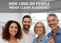 How long do people wear clear aligners?