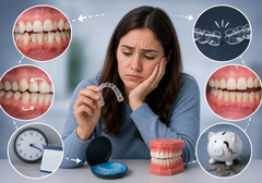 What happens if you stop wearing aligners mid-treatment?