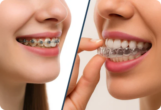 Clear aligners vs metal braces: Which is less painful?